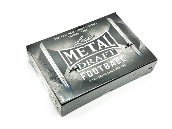 2021 Leaf Metal Draft Football Hobby Box – HotCardboard