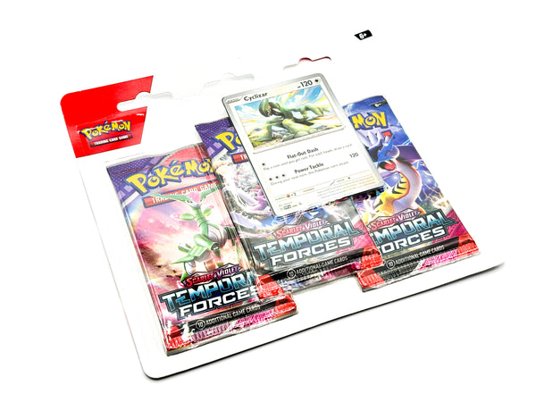 Pokemon Temporal Forces 3-pack blister (art/promo may vary)